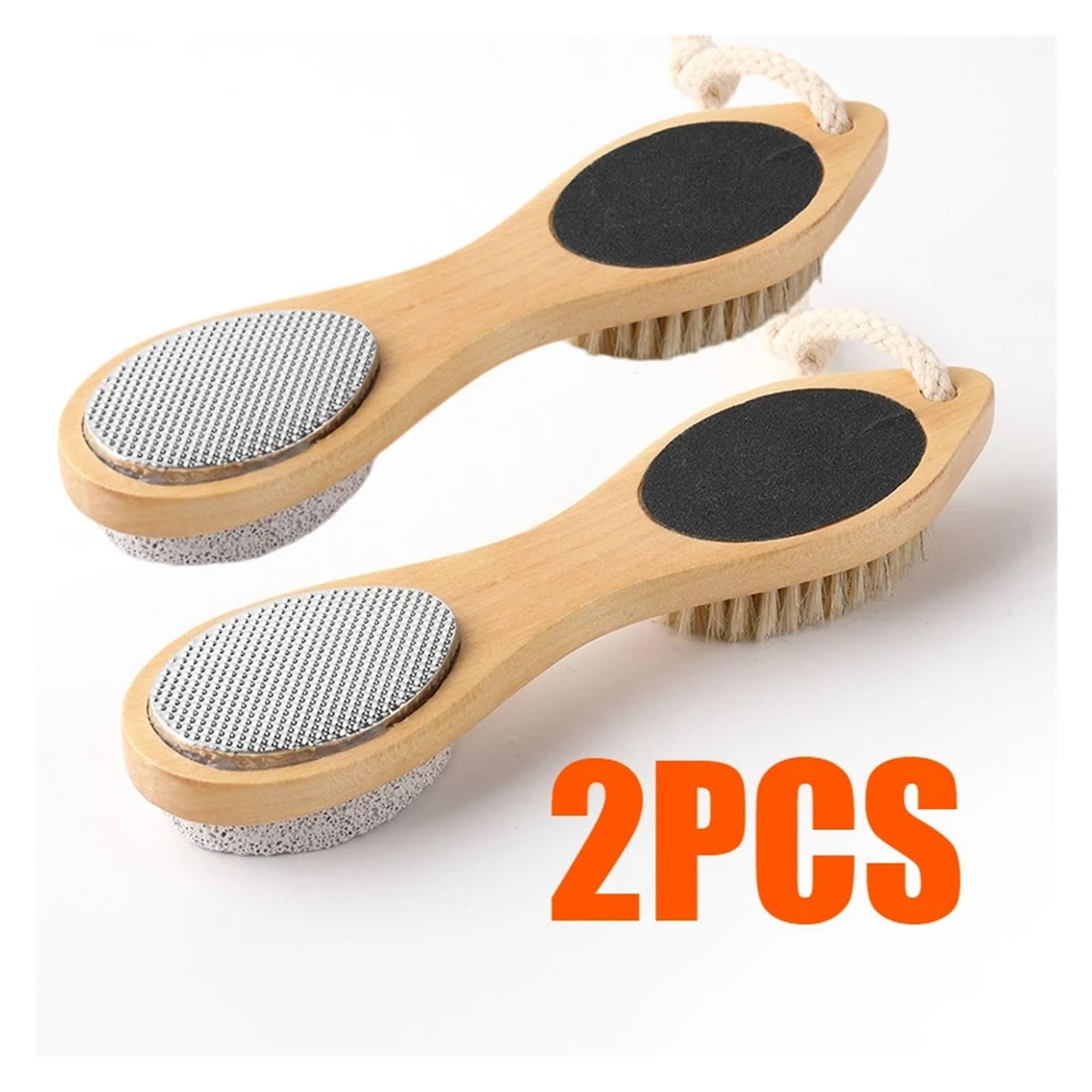 1/2 Uds. Exfoliante 4 En 1 for Pies, Elimina Callos De Piel Muerta, Cepillo Queratina, Raspado Talón, Pulido, Cuidado La Tabla | 2PCS 4-in-1