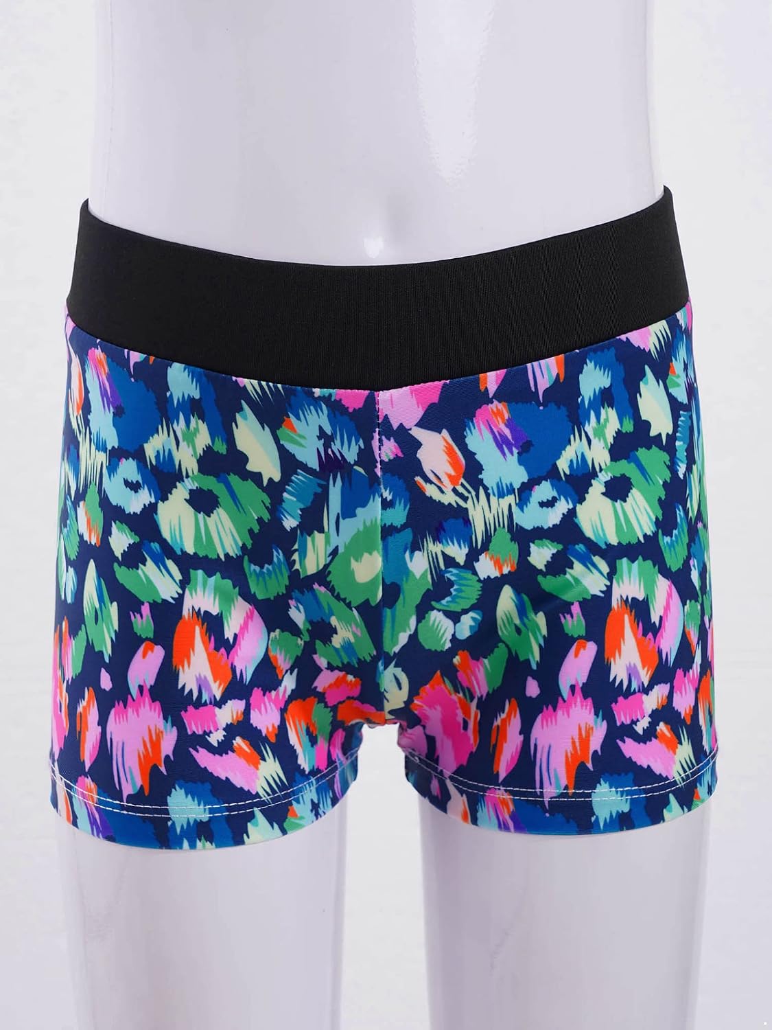 Kaerm Kids Girls Basic Boy Cut Low Rise Shorts Bottoms for Dance Sport or Under Dress Activewear