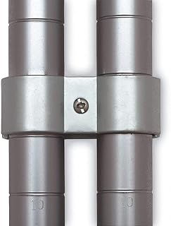 Metro Post Clamp, Steel, Silver, 2-7/8