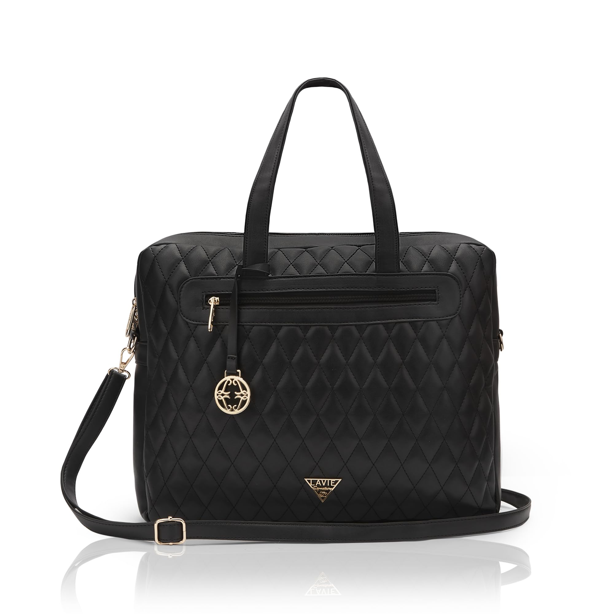 lavie signature Arizona Women's Laptop Handbag for Women | Fits Upto 15 Inch Laptop | Laptop Bag for Work | Ladies purse | Stylish Shoulder Bag | Gift For Women-picture-39