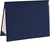 Vista 6 de Cubierta para diploma de 8.5 x 11 pulgadas, cubierta de graduación, certificado, portadocumentos de cuero liso, tamaño carta