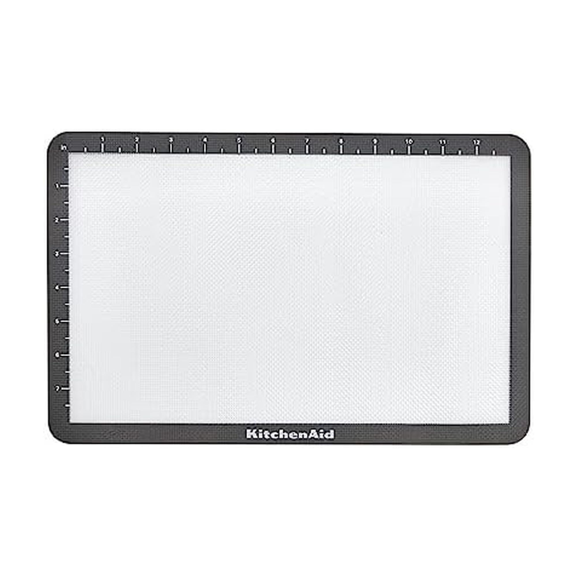 KitchenAid Silicone Medium Baking Mat, 9x14-Inch, Gray