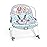 Bright Starts Rosy Rainbow Infant to Toddler Rocker with Vibrations, Baby Seat for Girl or Boy, Newborn +