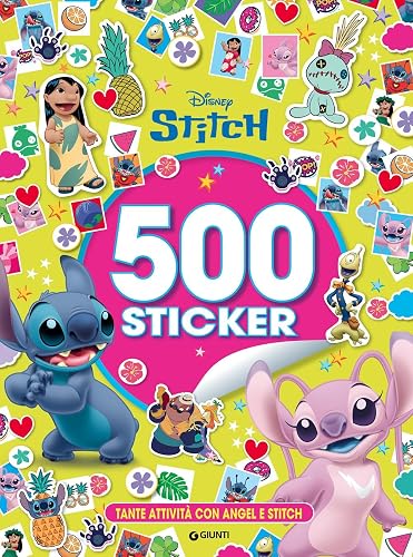 Stitch. 500 sticker. Tante attività con Angel e Stitch