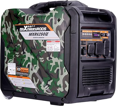 Vista 28 de MaXpeedingrods Generador inversor portátil de 3500 vatios a gas, compatible con la EPA, compacto y ligero para energía de respaldo en el hogar
