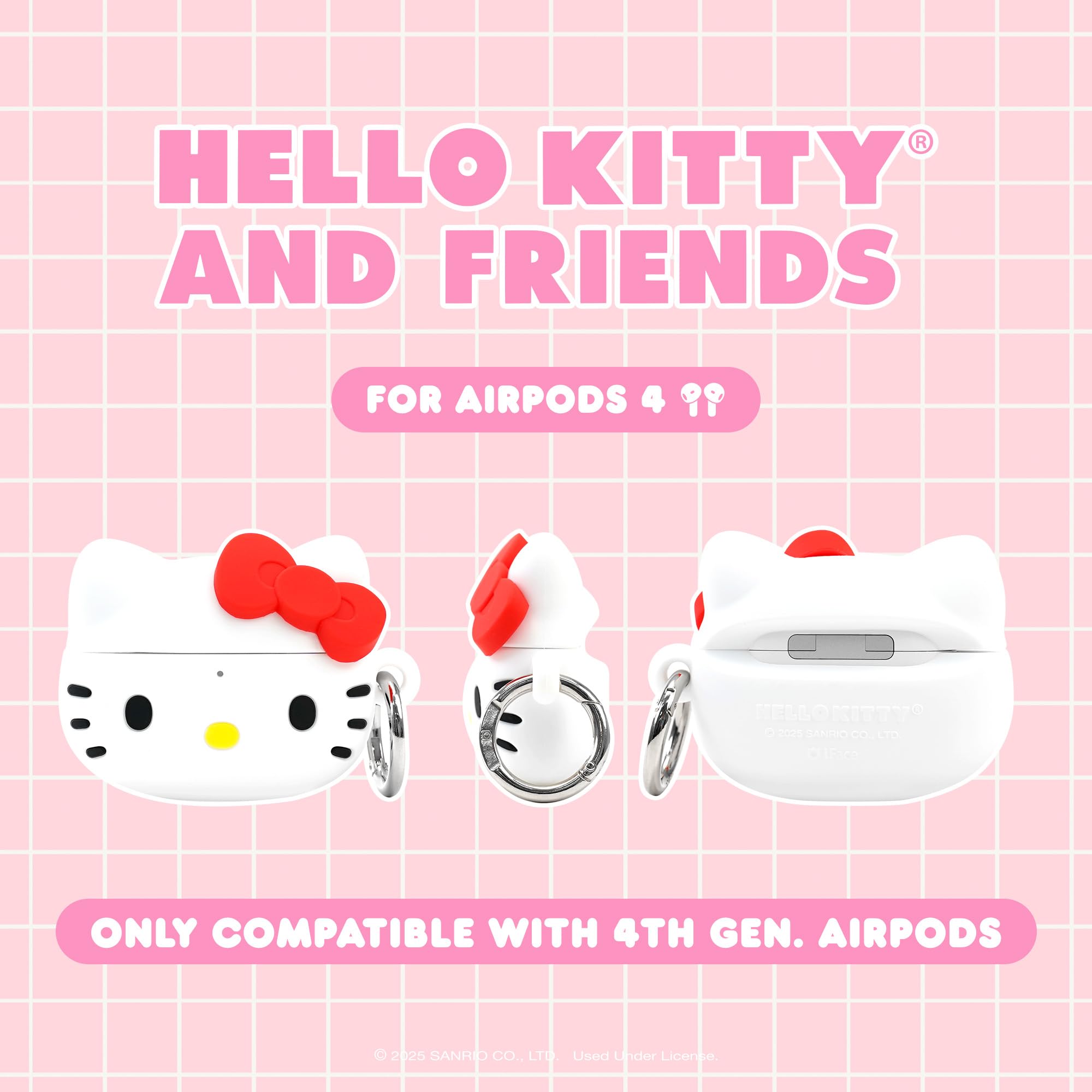 サンリオ　HELLO KITTY × CASSETiFY Airpodsケース Amazon.com: iFace Sanrio Case Compatible with AirPods 4th gen
