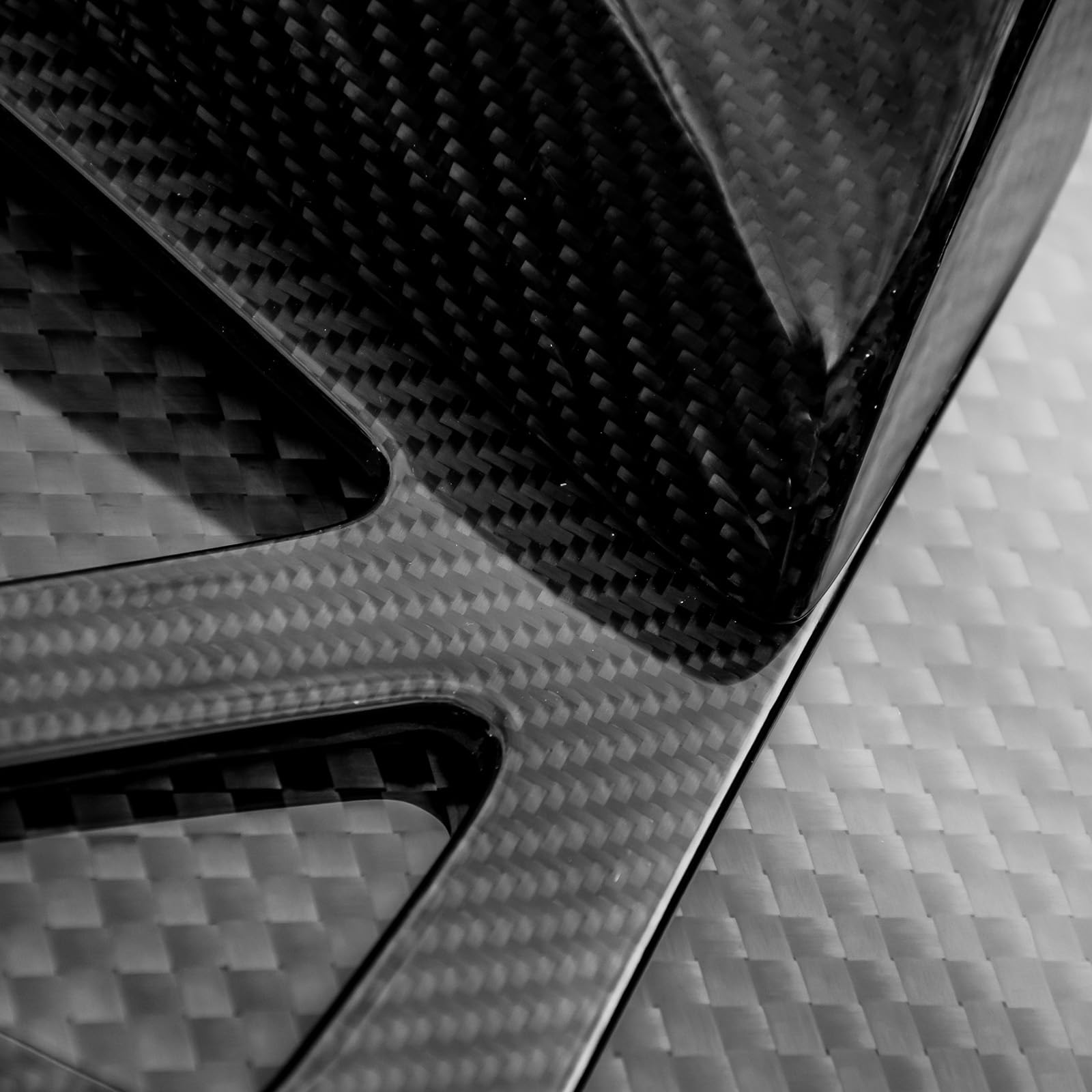 QUARKZMAN Lastra In fibre Di Carbonio 3K, 500 x 500 x 0.5mm, Pannello Flessibile Per Aeromodelli, Modellini Auto, Ricambi Auto (Liscio Lucido)