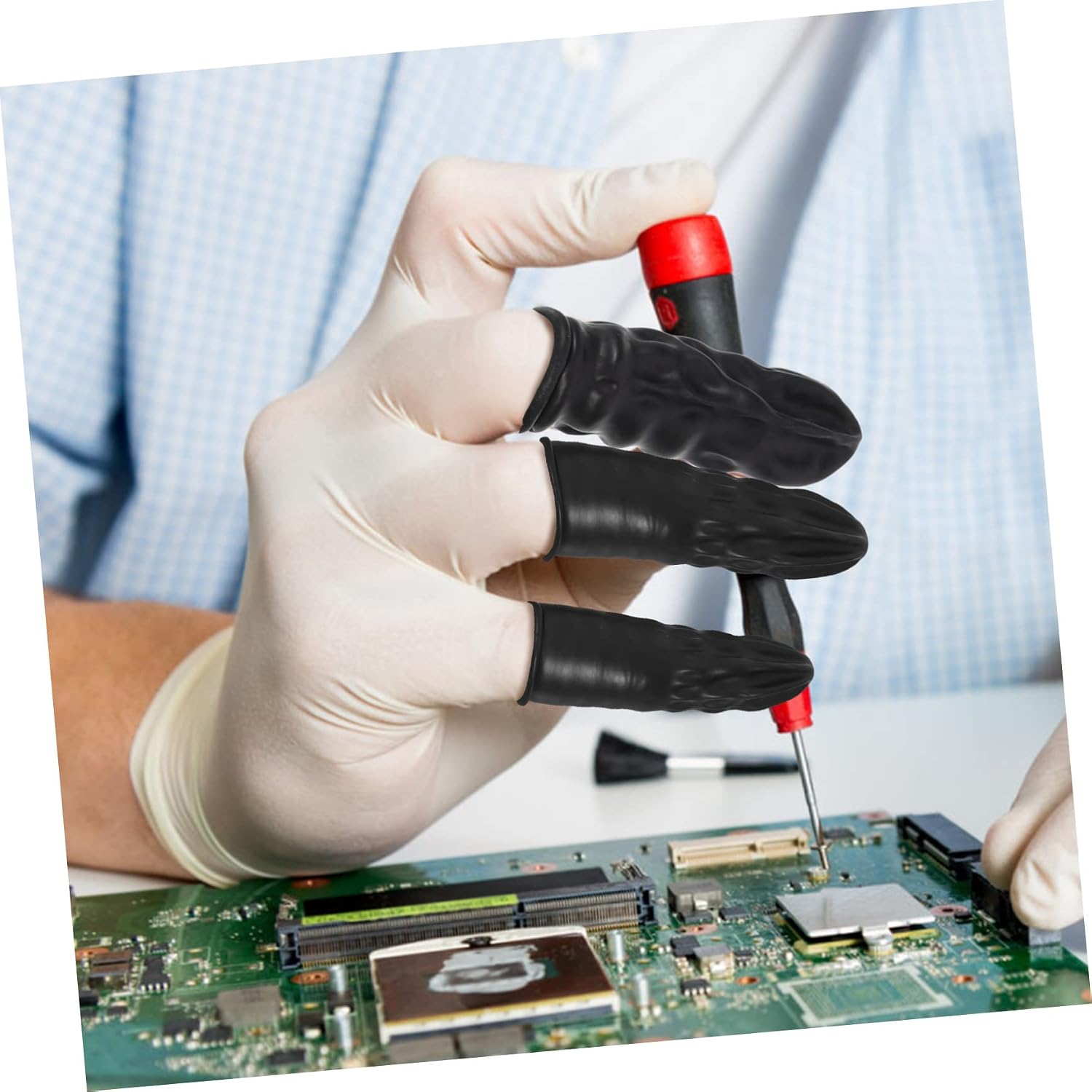 600pcs Wear-Resistant Covers Anti-Static Protection for Electronics Durable for Technicians Manicures Crafts and More