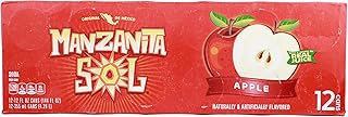 Manzanita Sol Apple Soda 12oz Cans (12 Pack)