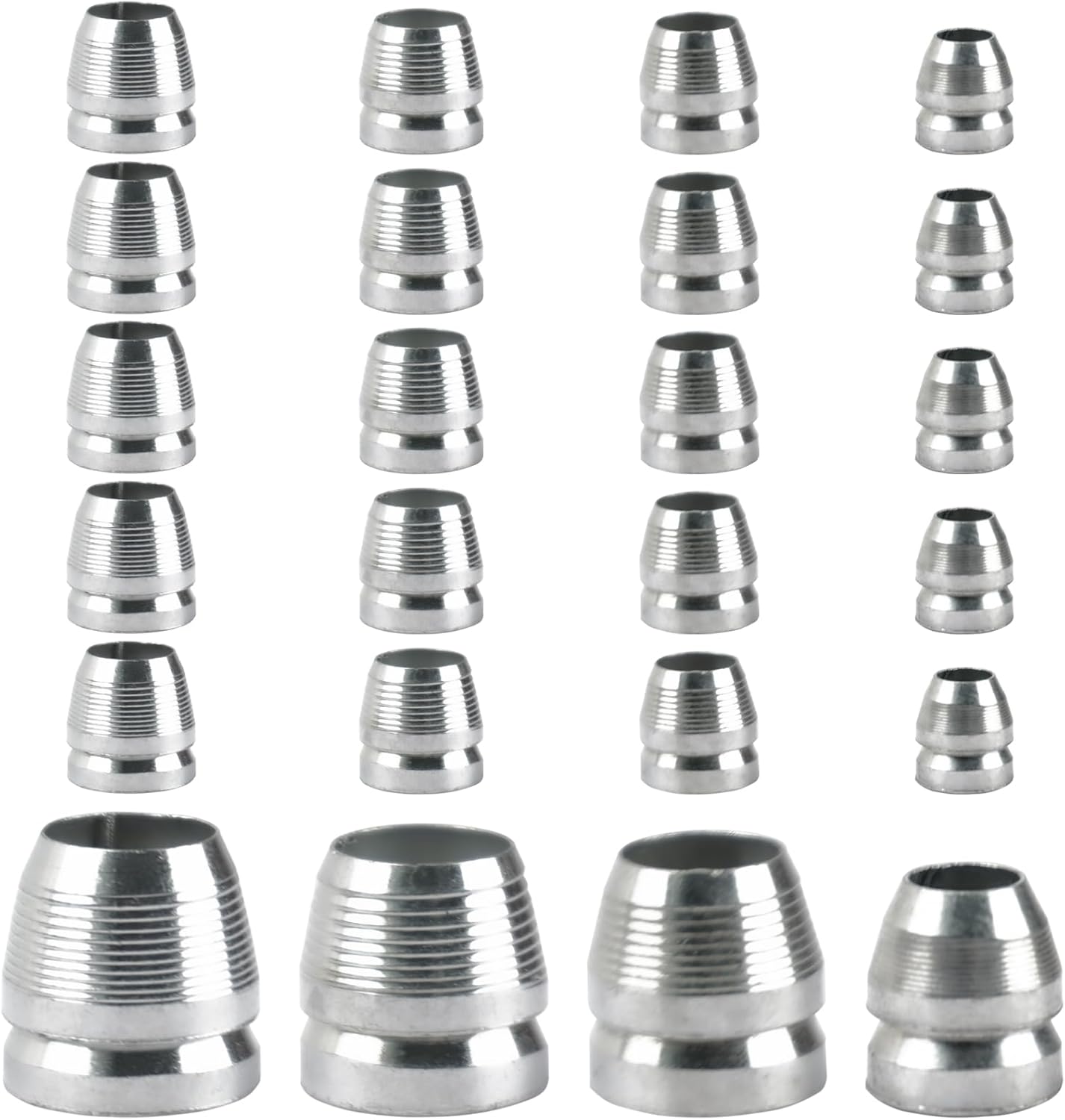 24 PCS Safety Axe Wedge 4 Sizes 0.31" 0.39" 0.47" 0.55" Axe Handle Wedge Metal Hammer Handle Wedges Steel Wedges