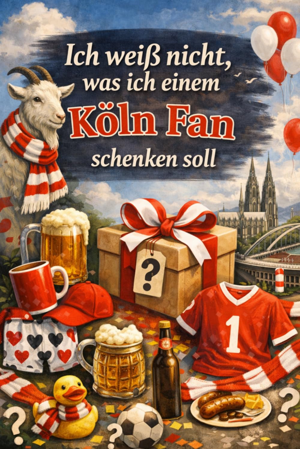 "Ich weiß nicht was ich einem Köln Fan schenken soll" - Buch: Das perfekte Geschenk für jeden Kölner (Vereine)