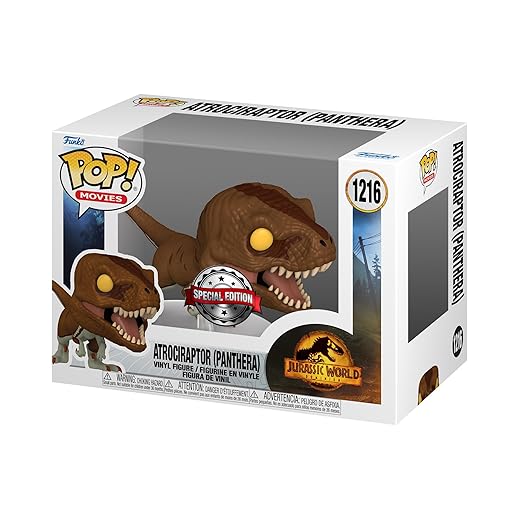 En Oferta Funko Pop! Movies: Jw3 - Atrociraptor - (Panthera) - Jurassic World 3 - Figura De Vinilo Coleccionable - Idea De Regalo - Mercancia Oficial - Juguetes Para Niños Y Adultos - Movies Fans