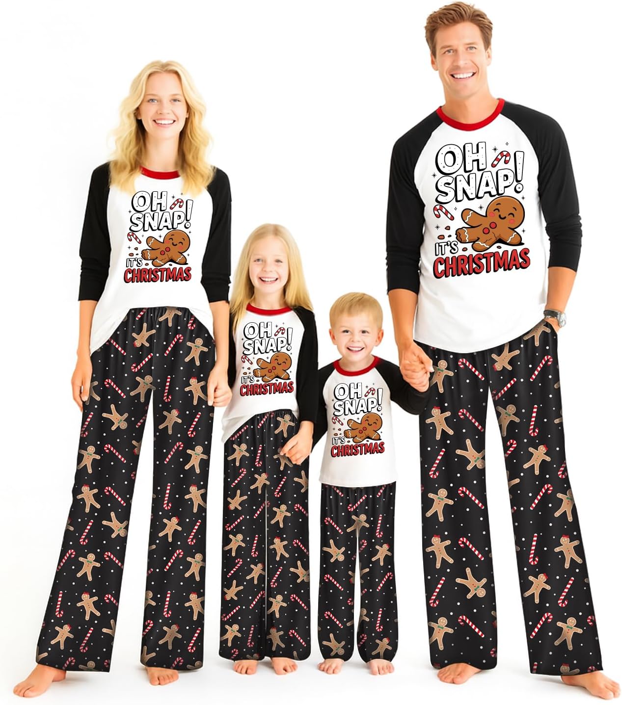 Matching Christmas Pajamas for Family Sets Holiday Jammies Sleepwear Christmas Pjs for Women Men Couples
