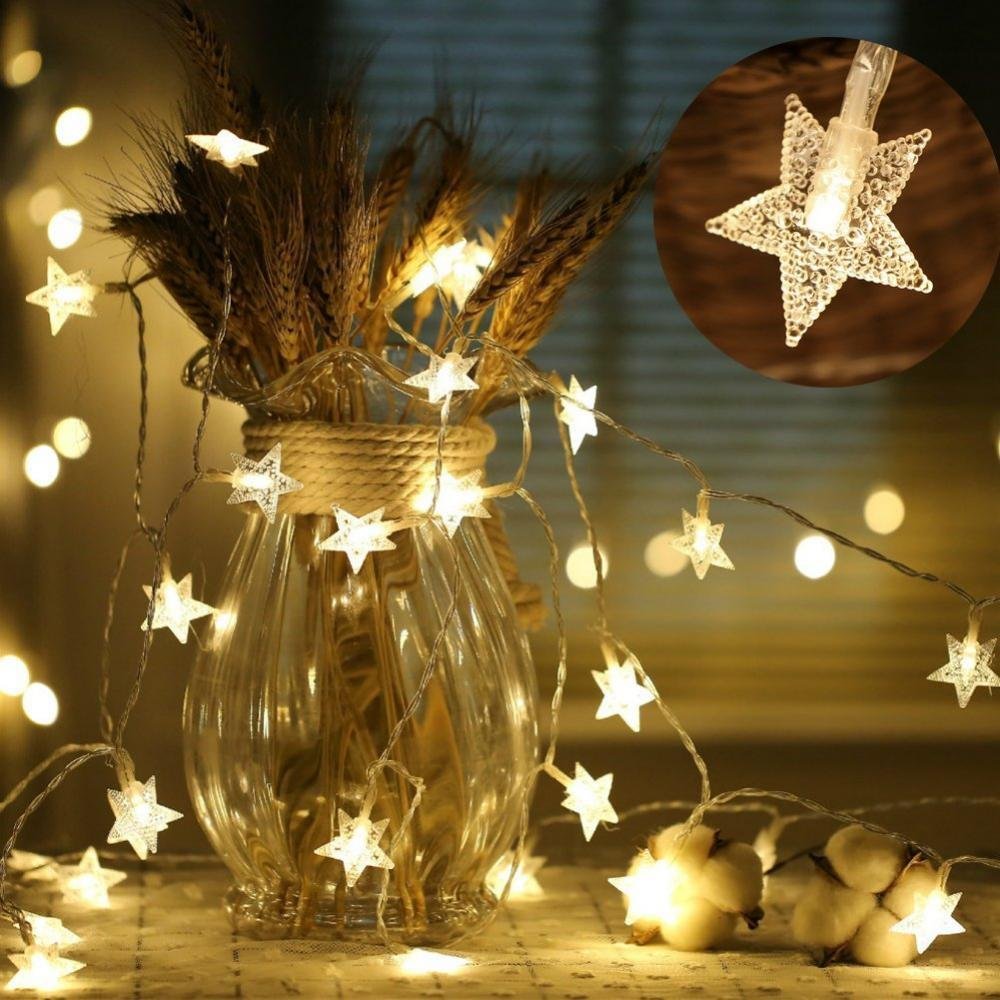 Amazon.co.jp: KJshop イルミネーションライト ストリングライト 電池