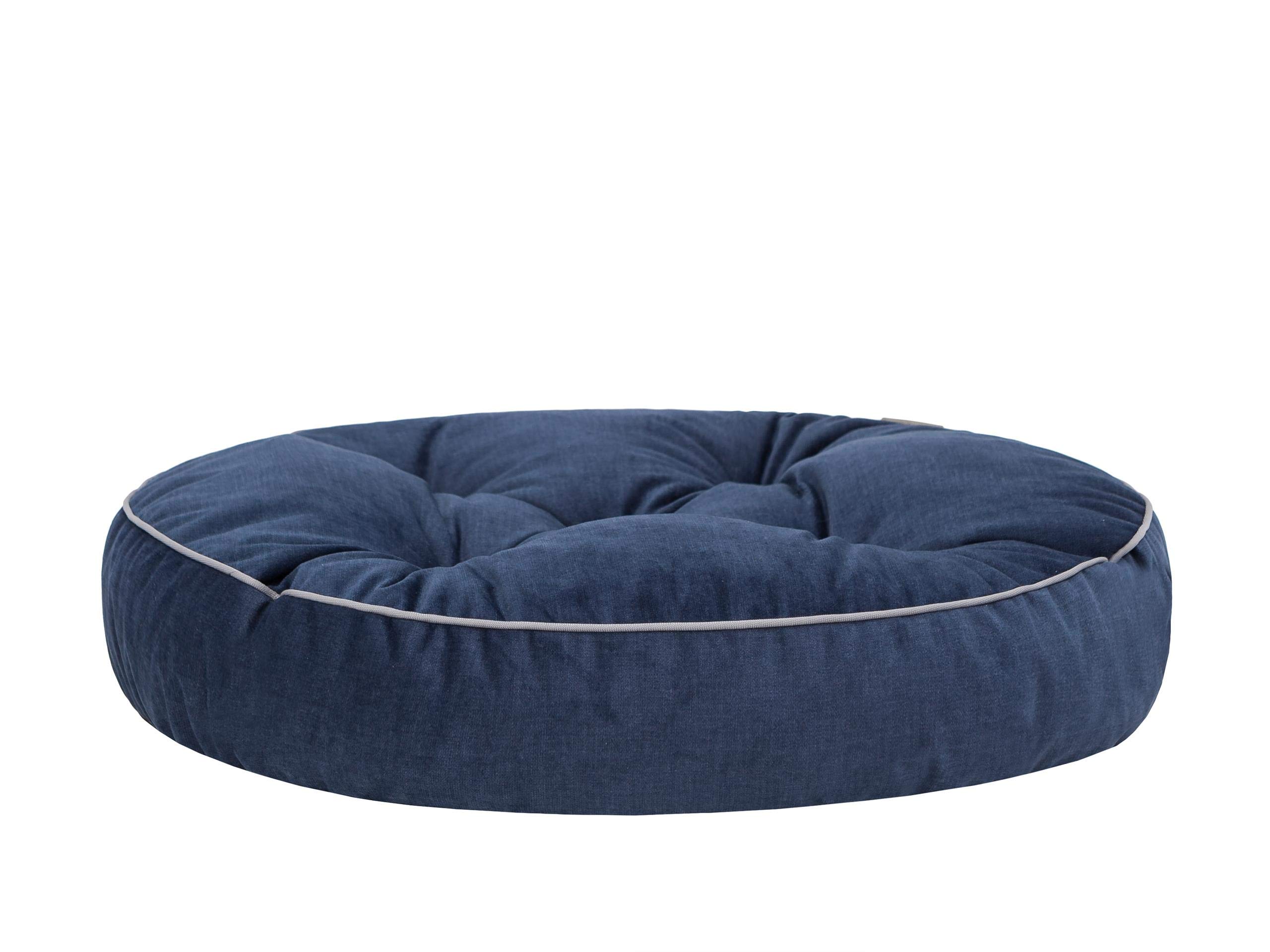 PillowPrim Cuscino da pavimento in stile giapponese, cuscino da meditazione, cuscino da yoga, cuscino rotondo, 57, blu navy