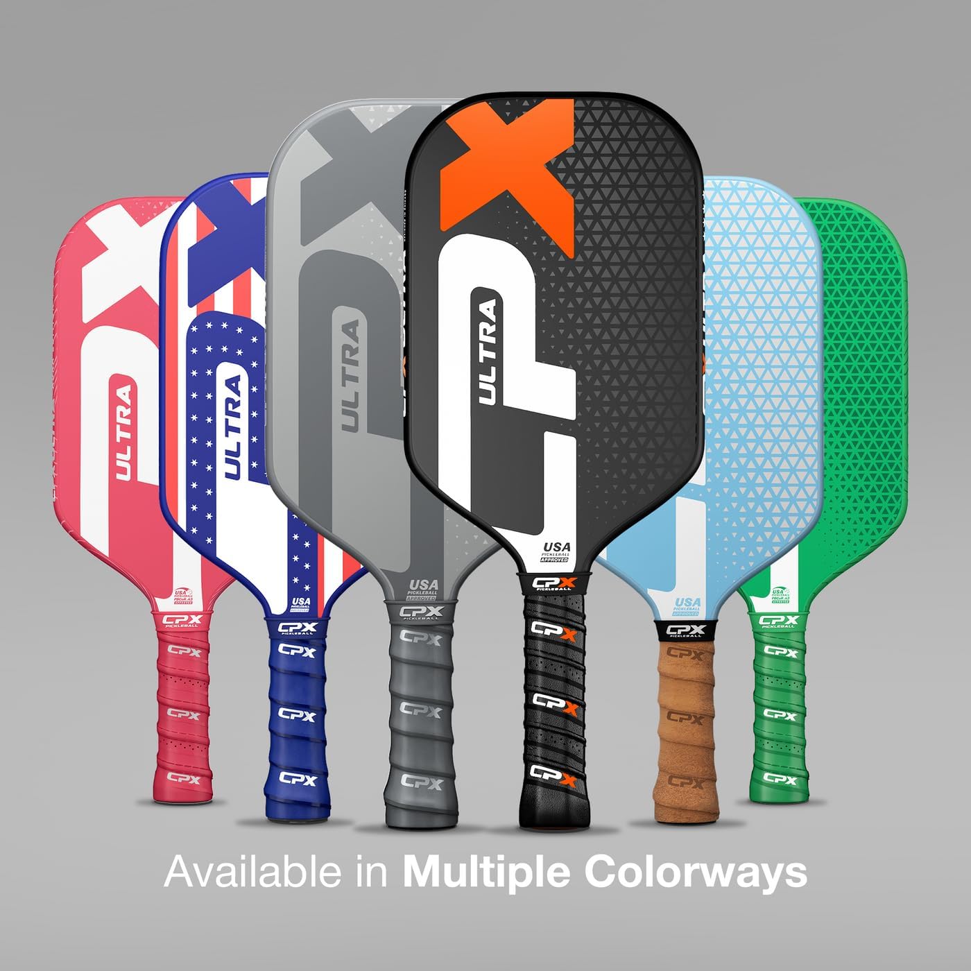 CPX Ultra Series Fiber-Reinforced Friction Surface Pickleball Paddle - 16mm Polypropylene Honeycomb Core, Lightweight for Speed - Image 4