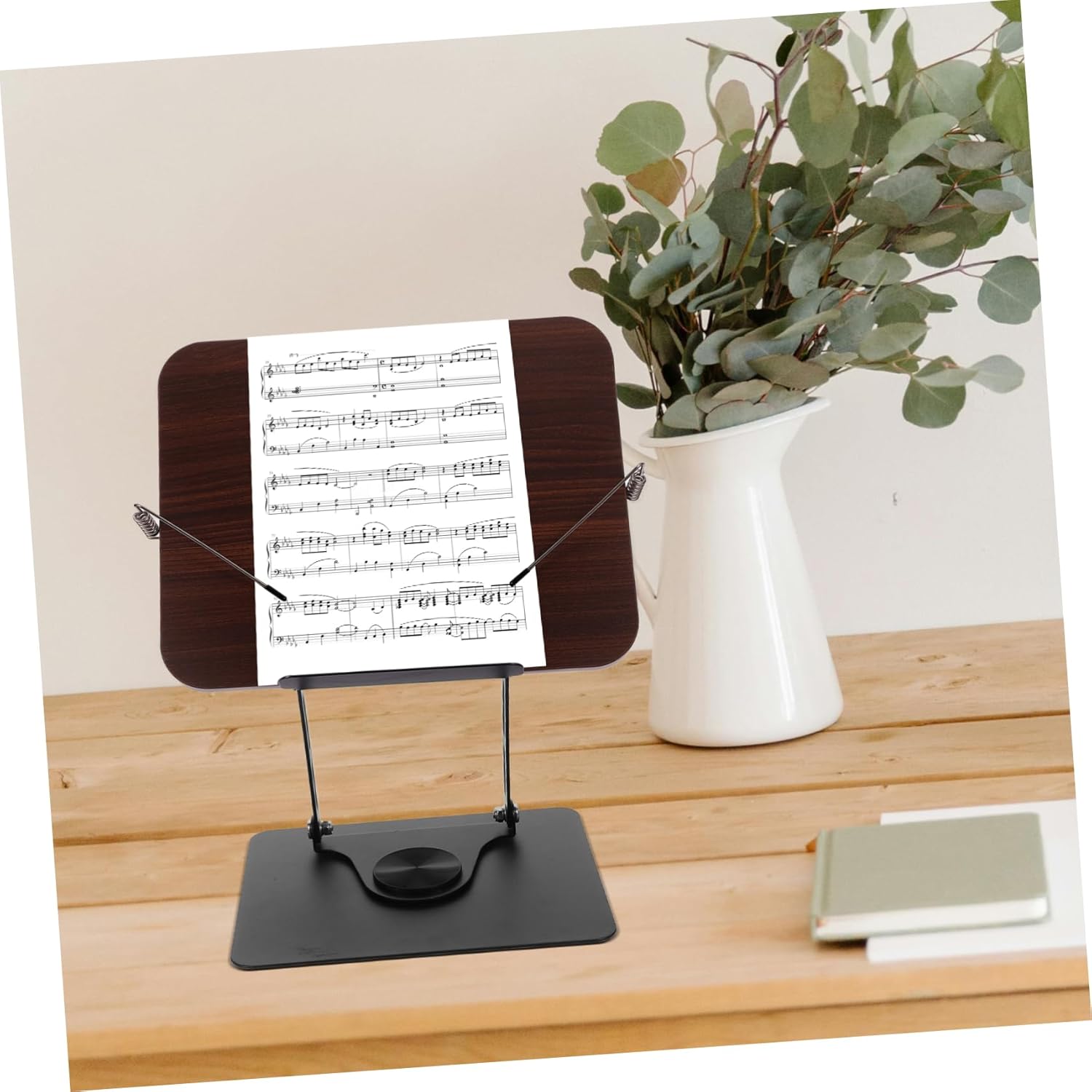 Rotating Bookshelf Music Stand Swivel Base Rotation for Reading Display