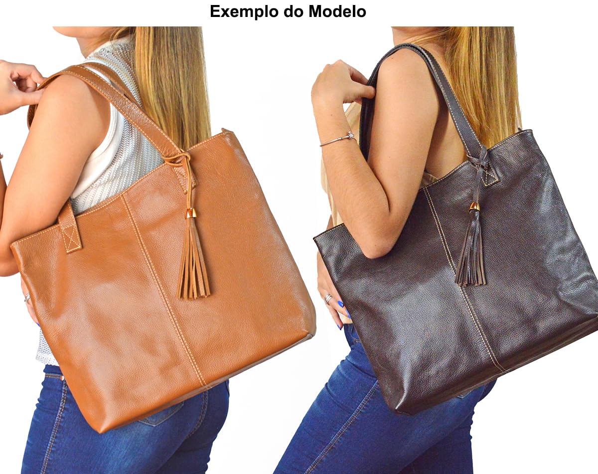 Bolsa Feminina Shopping Shopbag Shopper Grande de Ombro em Couro Legítimo (Marrom Pinhão) em promoção! Veja a oferta e mais achadinhos de Bolsas 4 Hoje é o melhor dia para comprar Bolsa Feminina Shopping Shopbag Shopper Grande de Ombro em Couro Legítimo (Marrom Pinhão) com aquele preço maroto! Promoção! Aproveite a oferta! 4