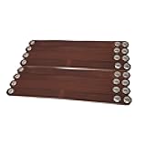 PITKA LEATHER Mystery Braid Leather Bracelets Brown - 8 Leather Bracelets Braiding Ready - Made in USA