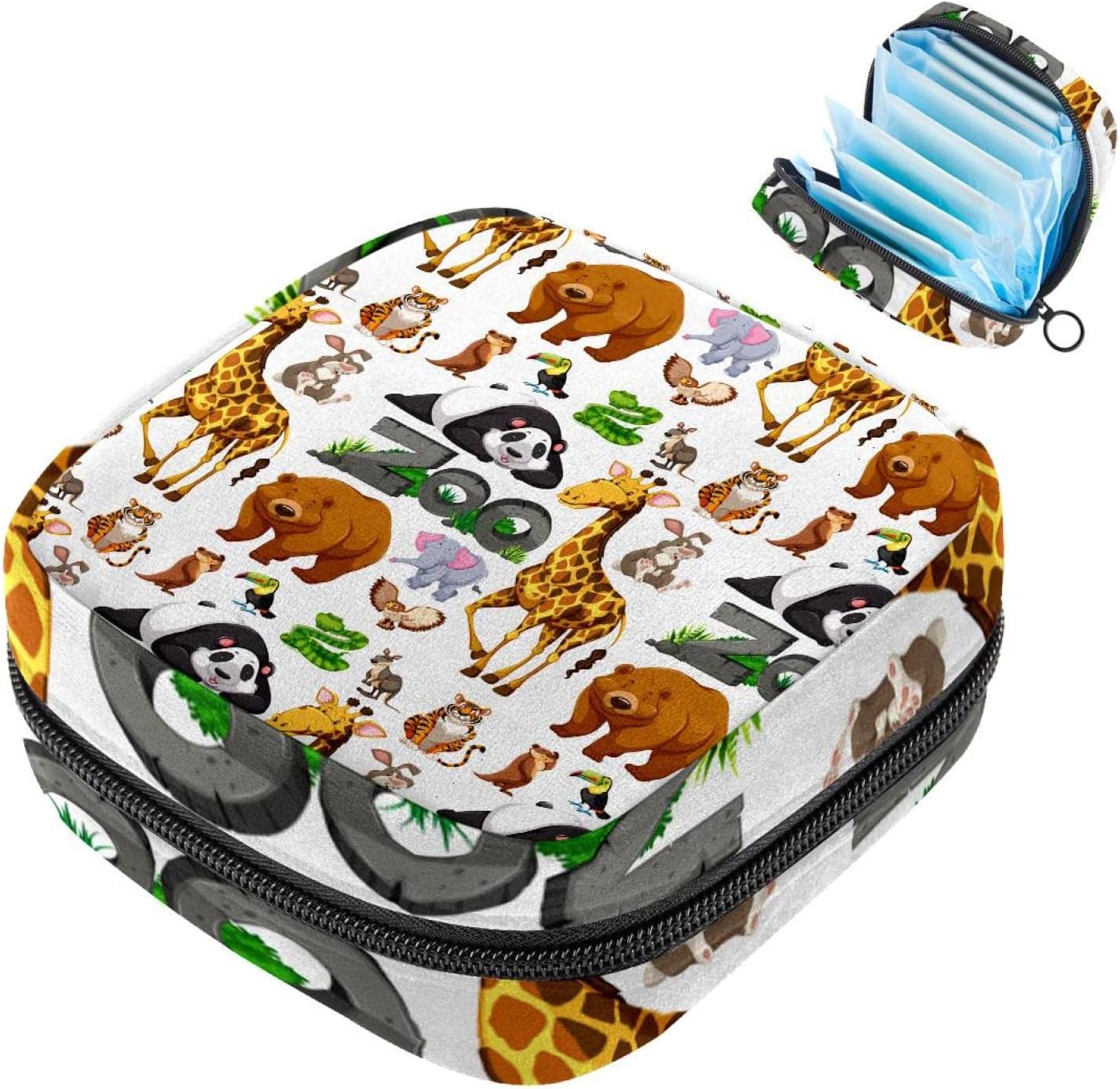 Portable Menstrual Pad Bags, Large Capacity Sanitary Napkin