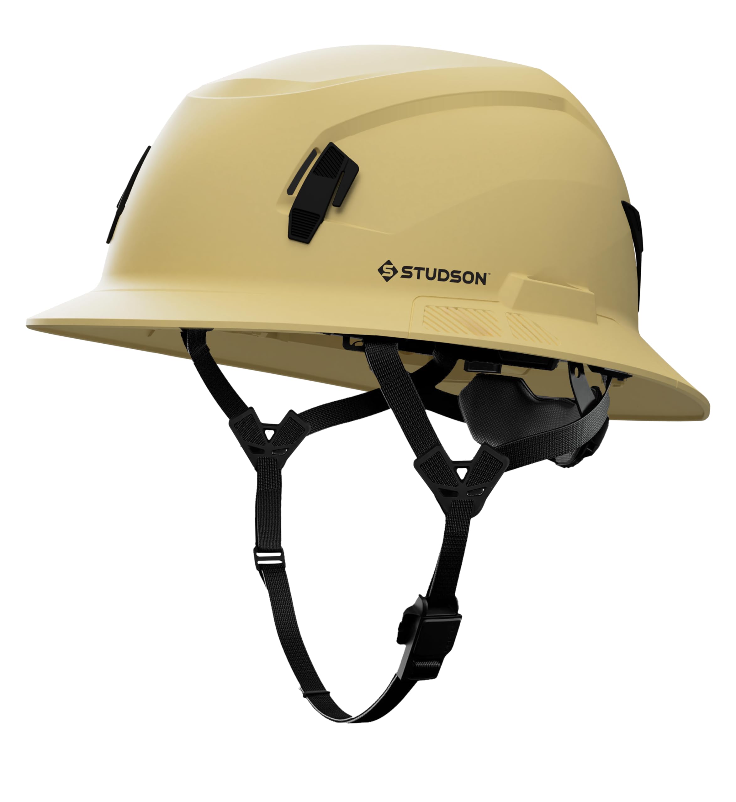 STUDSON SHK-1 Full Brim Safety Helmet: ANSI/ISEA Z89.1 Type II Compliant (R 2019), Lightweight & Breathable, NFC Emergency Contact Chip, One Size,