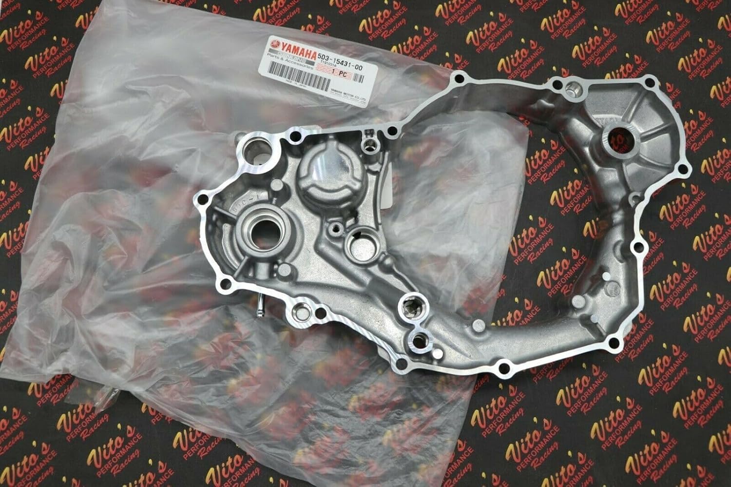 fits Yamaha 2008 YFZ450 clutch case inner side cover YFZ 450 2004-2009 oil mod