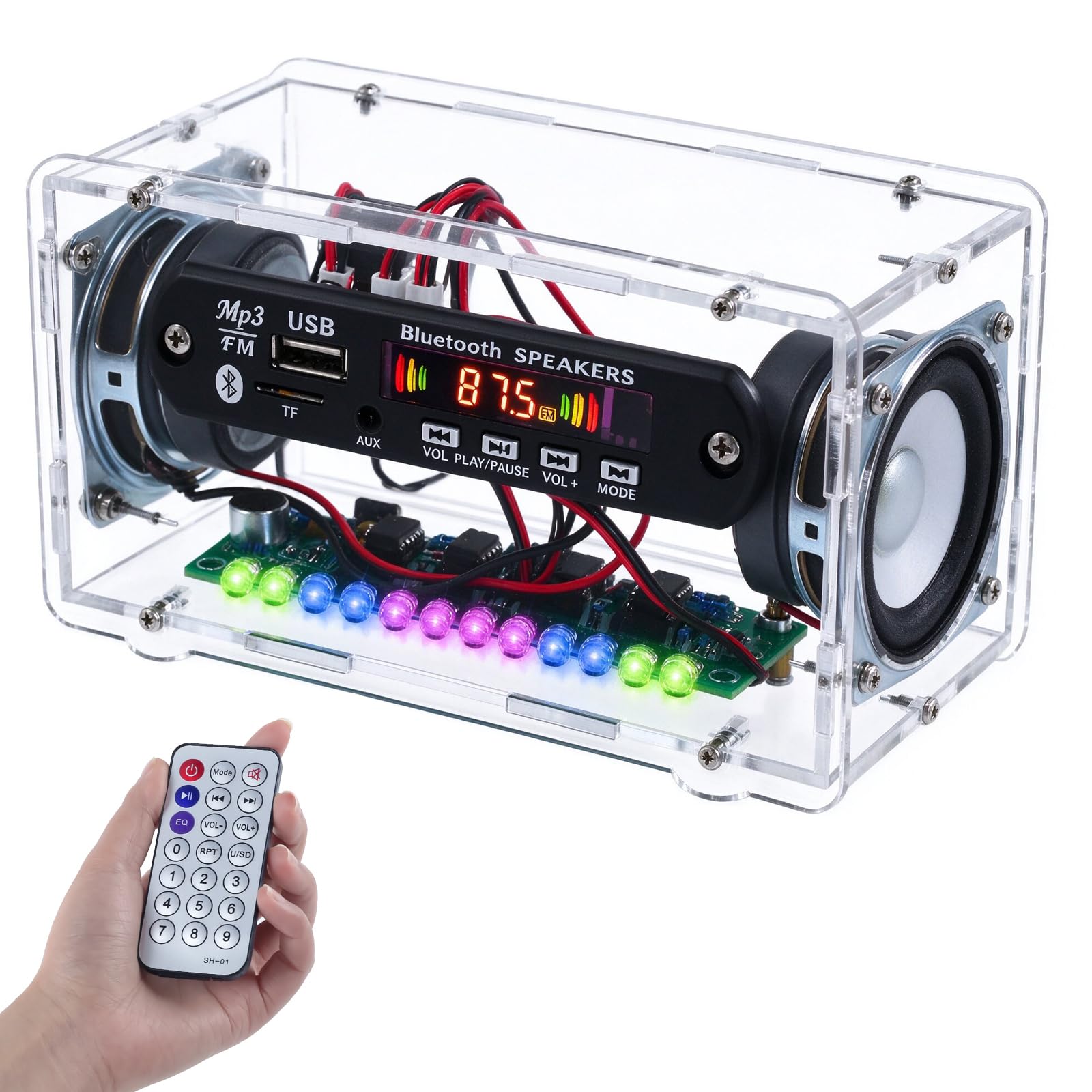 Amazon.com: MiOYOOW DIY Bluetooth Speaker Kit with FM Radio for