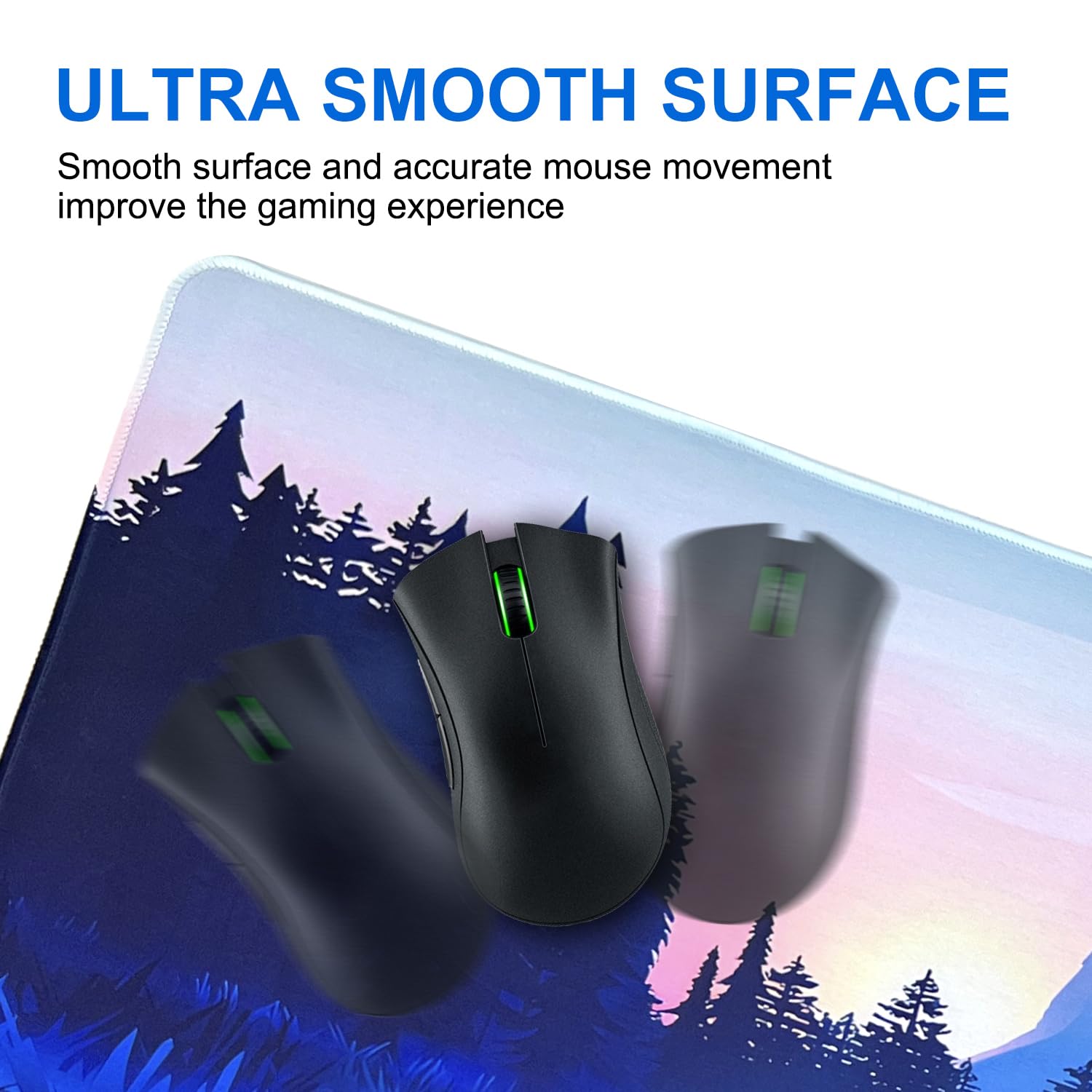 Tapis De Souris Gaming XXL 900 X 400 Mm – Surface Lisse, Antidérapant, Pour Bureau, Gaming, Ordinateur - 10