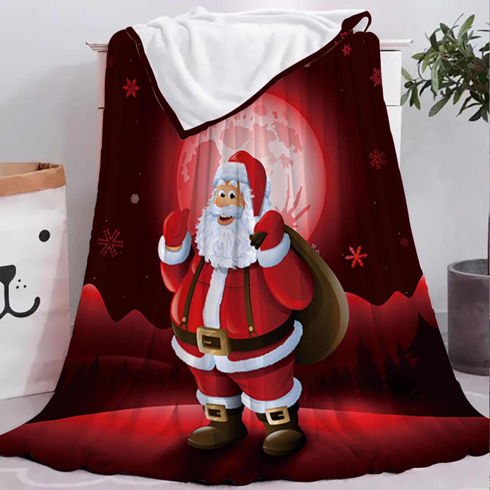Couverture de Noël plaid canapé pour vos soirées d'hiver au coin du feu