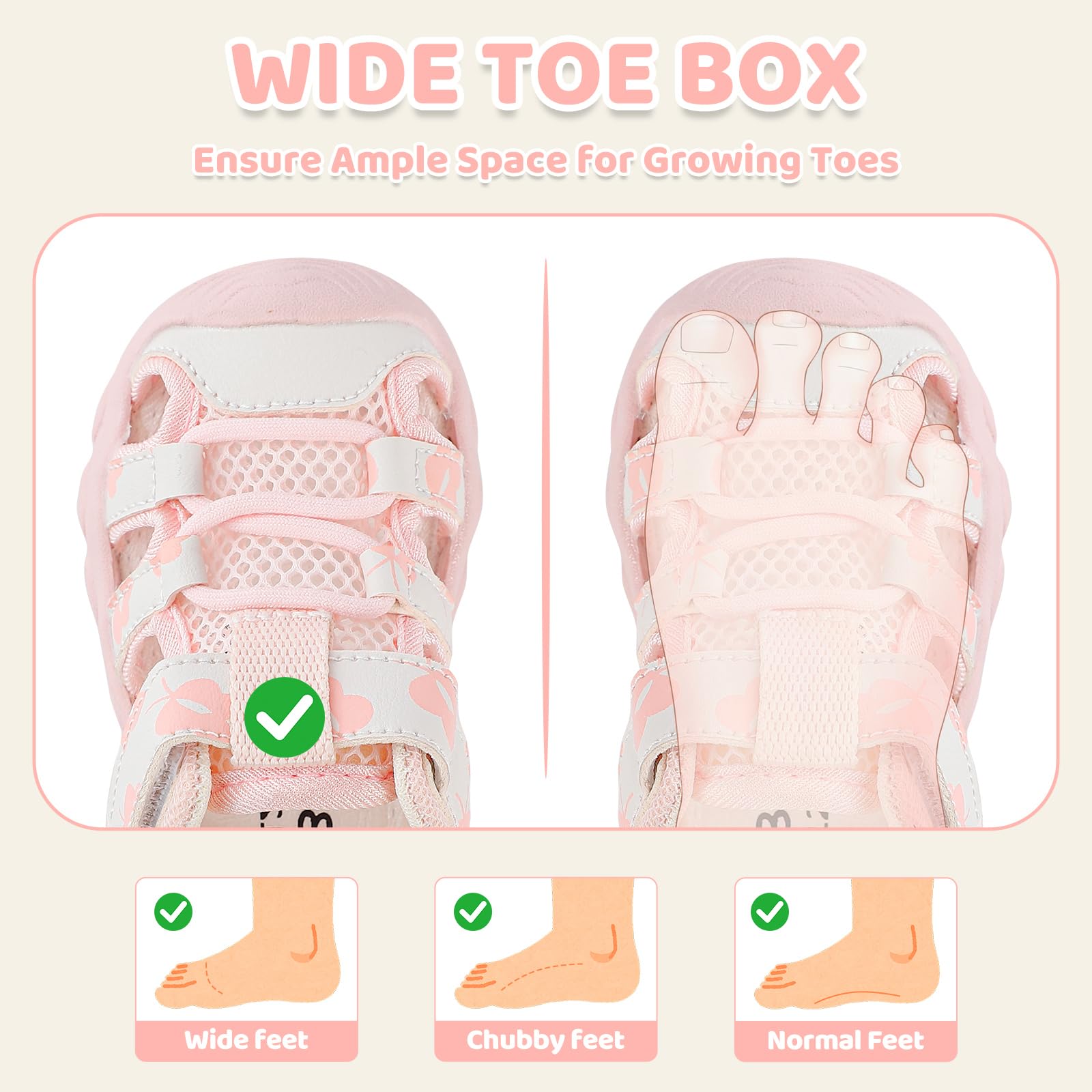 1-5 Anni Neonato Scarpe Primi Passi Bimbo Bimba Sportivi Sandali Estive Scarpine Traspirabile Antiscivol Flessibile