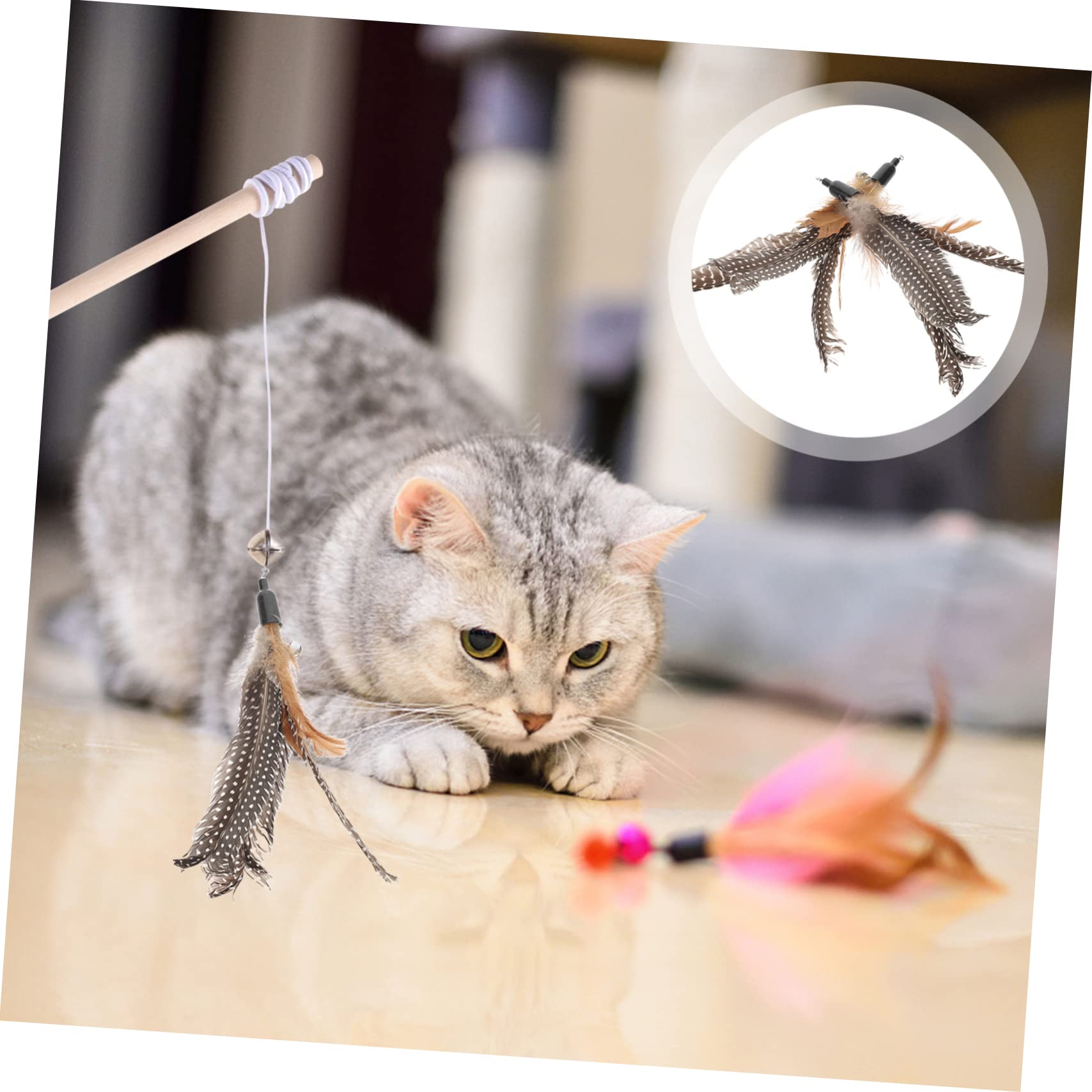 INOOMP Lot De 4 Jouets Interactifs pour Chat Amusants pour Chatons Et Chats 8 Pièces X 4