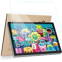 Hianjoo 2-Pack Screen Protector Compatible with HUION Kamvas Slate 10 10.1 inch, Tempered Glass [HD Clarity] [9 Hardness] [Anti-Scratch] [Easy Installation]