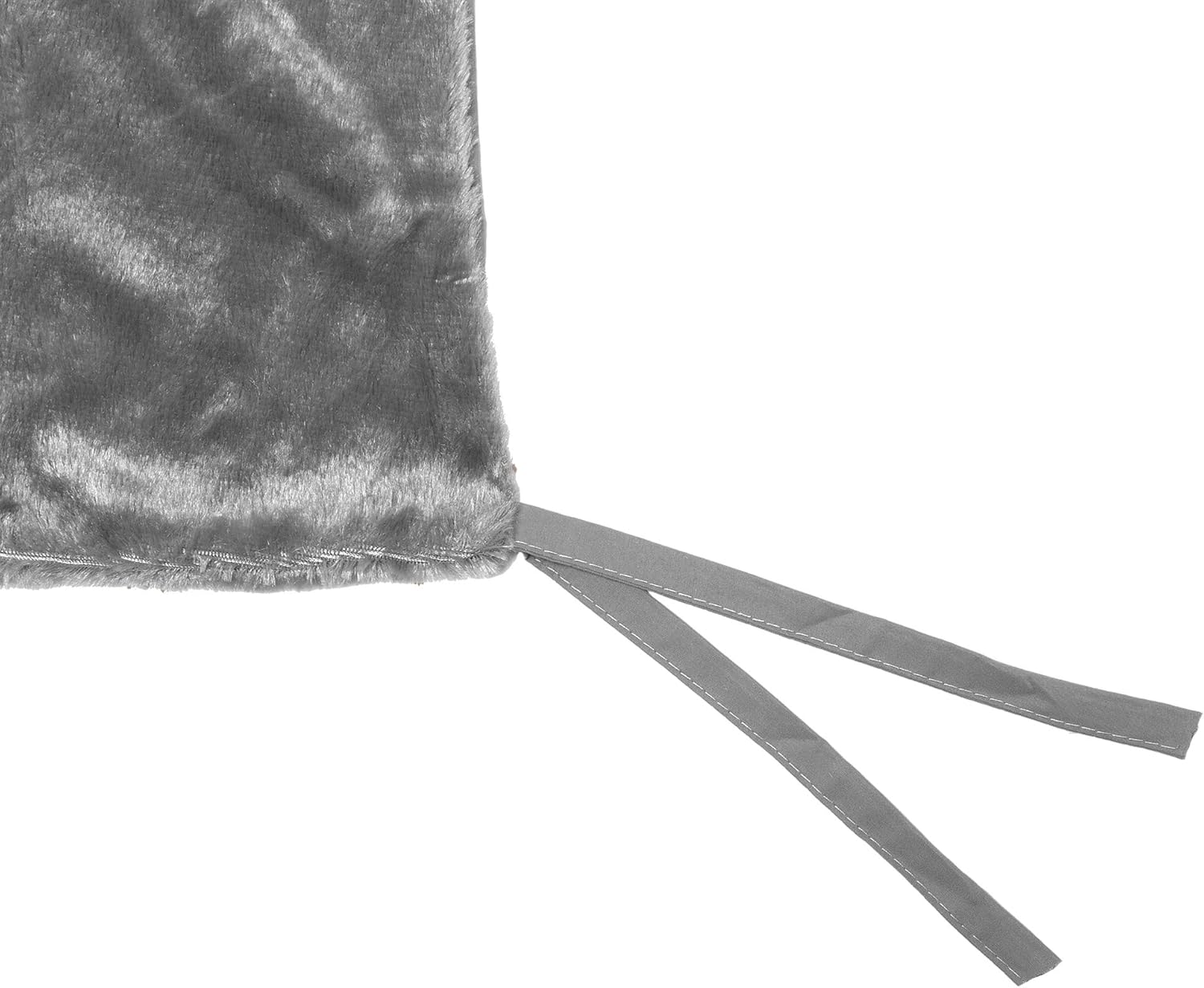review Furhaven Dog Blanket for Cot Beds, Washable w/ Zippered Pouch for Warming/Cooling Inserts - Plush Faux Fur Cot Blanket - Silver Gray, Large