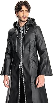 Amazon.com: Wecos Mens Hooded Cloak Robe Costume Cosplay Coat Long