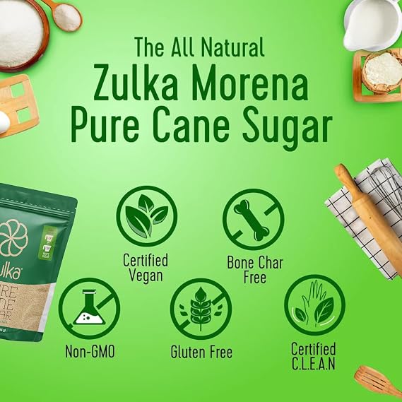 Zulka Azucar Morena Pure Cane Sugar 1lb