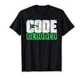 Code-Blooded Code Sayings Coder Programmer Coding T-Shirt