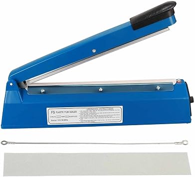 8" Inch Impulse Heat Sealer - Cellophane Bag Sealer.