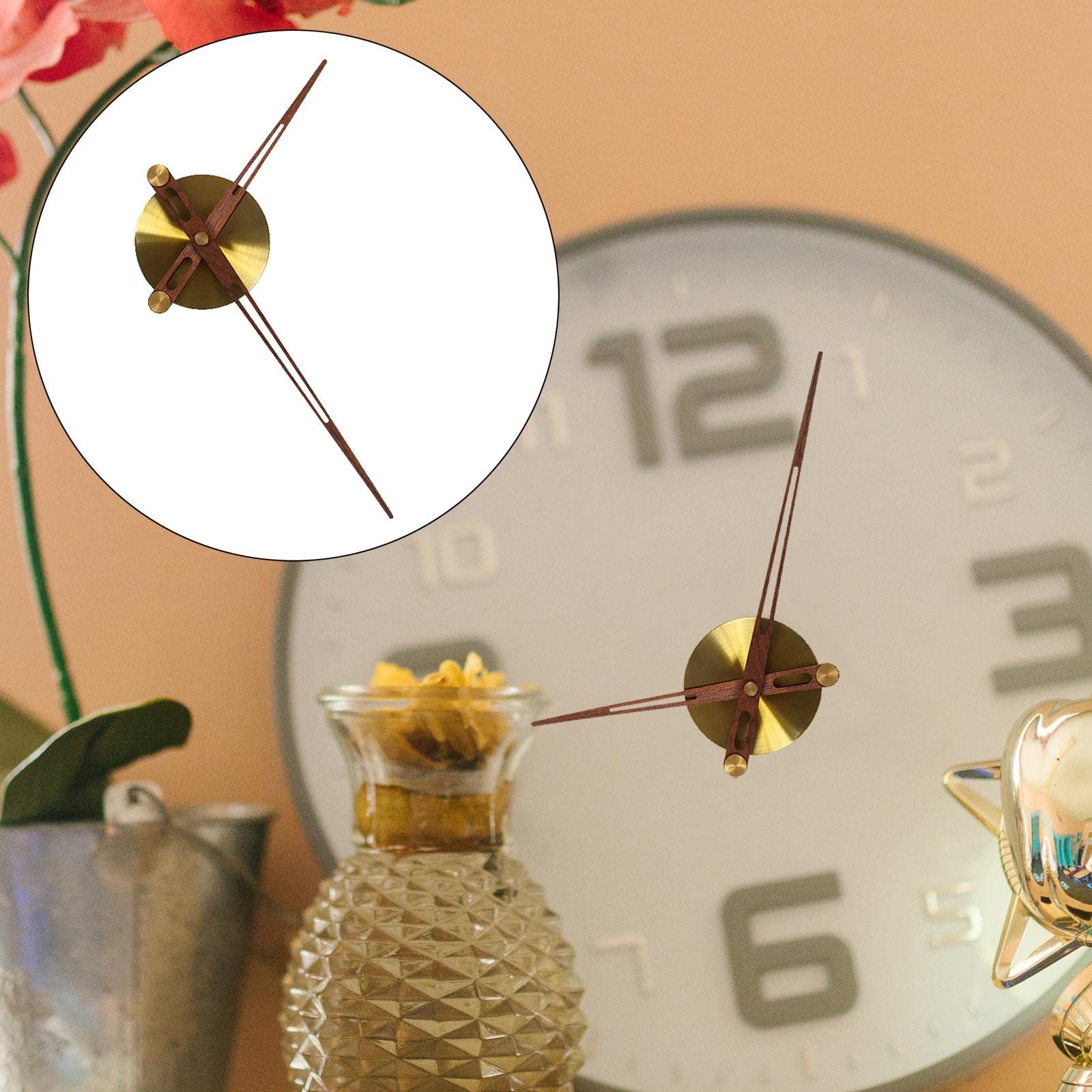 Kit Movimento Orologio Da Parete Silenzioso Con Lancette 3D - Ideale Per Fai-da-te E Riparazioni - Foto 3