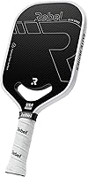 Rebel Carbon Fiber Pickleball Paddle - 16mm Polymer Core, USAPA Approved for Max Power, Control & Spin | Pro Designed in San Diego