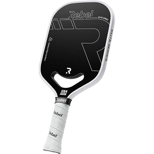 Pickleball Paddle Carbon Fiber | Professional Carbon Fiber Pickleball Paddle | 16mm Polymer Core | Designed for Maximum Control and Power | USAPA Approved | Designed in San Diego