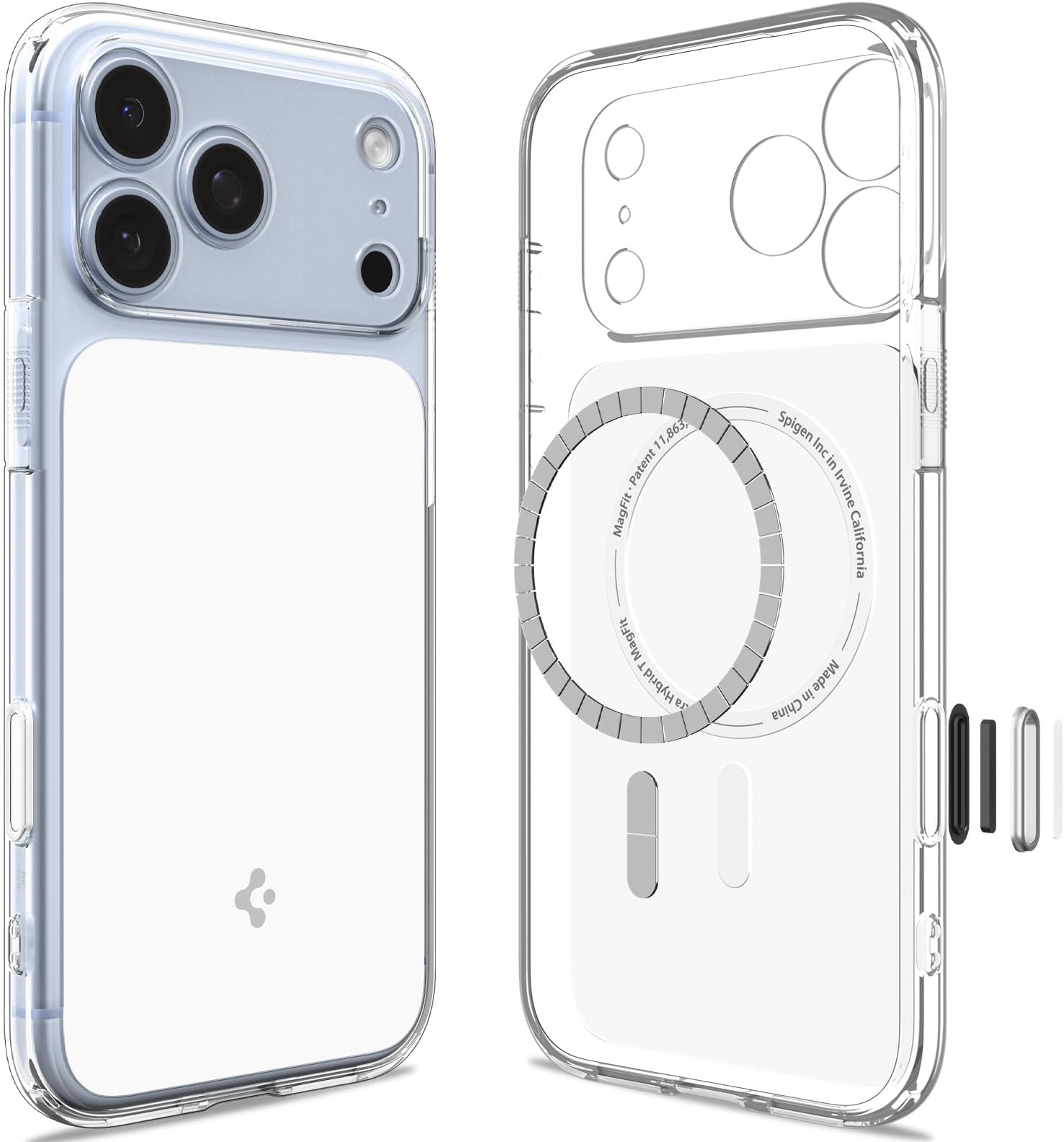 Ultra Hybrid T MagFit for iPhone 17/18 Pro Max Case, Clear White