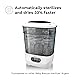 Baby Brezza Bottle Sterilizer and Dryer Advanced – 33% Faster - Largest Capacity Steam Sanitizer - Universal Sterilization Machine for All Bottles + Pump Parts - HEPA Air Filter Product Image 2