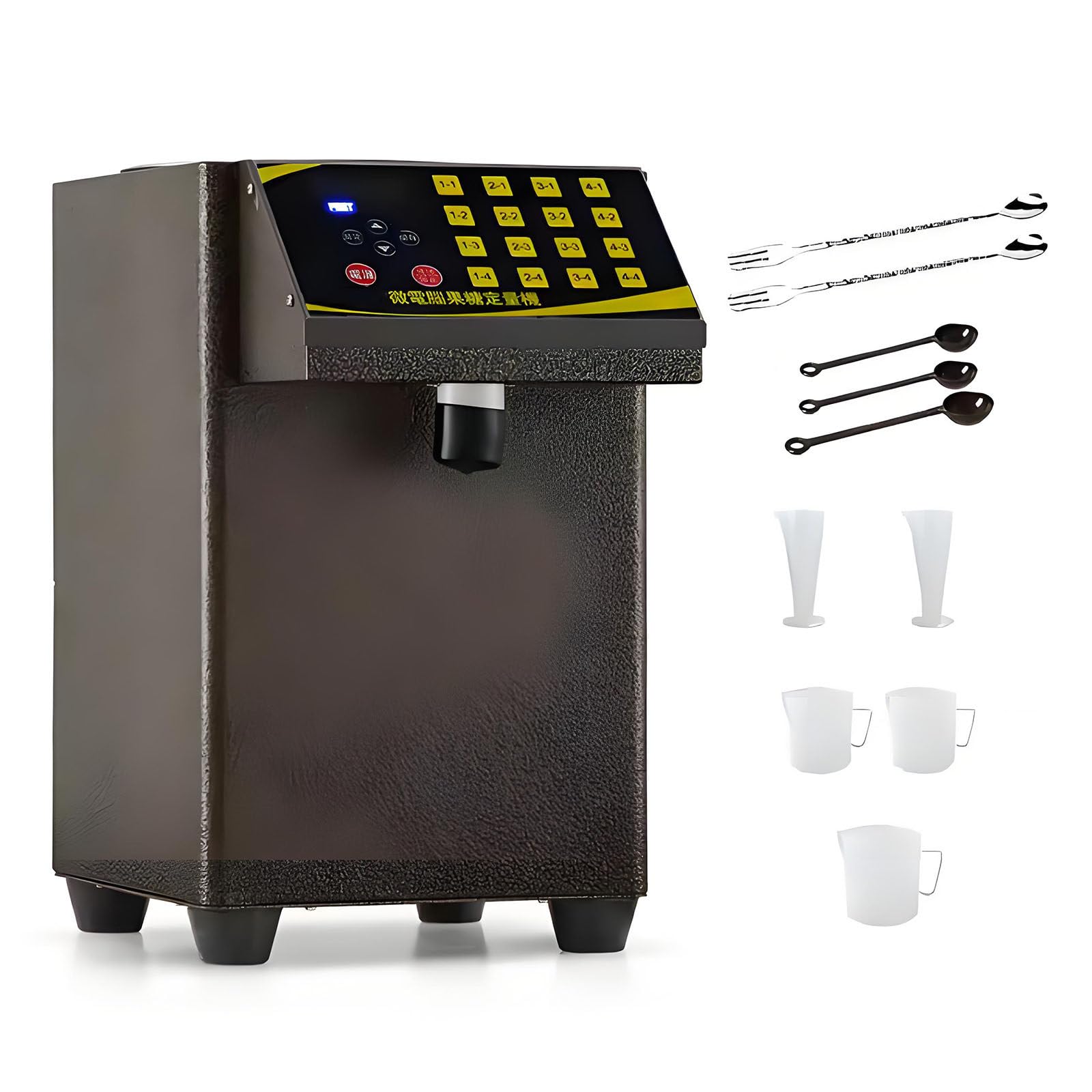 Ymnogjie 360W Fructose Dispenser,Syrup Dispenser Machine Gold