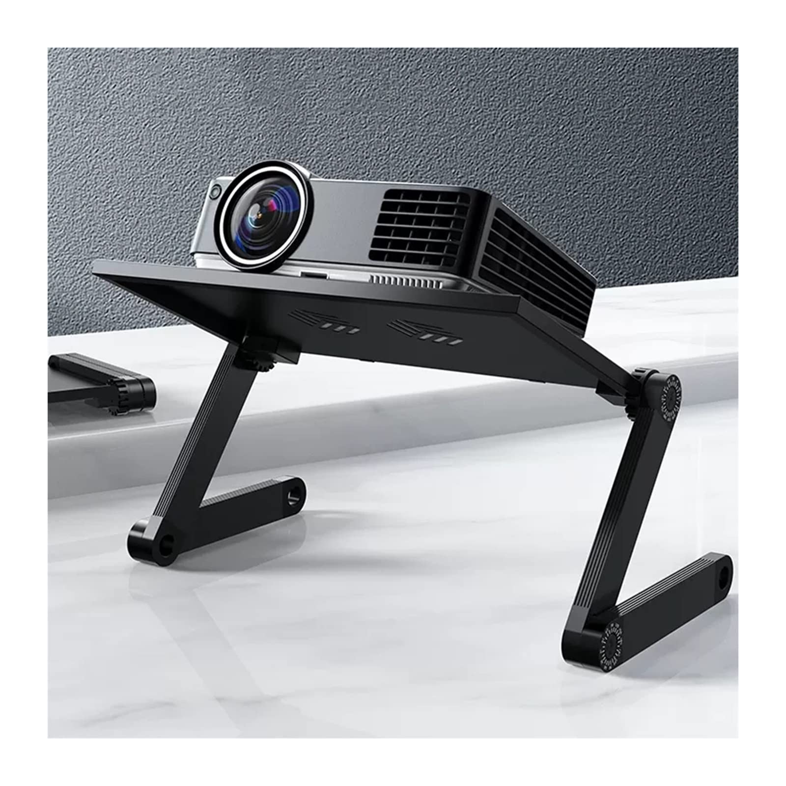 Support projecteur Le support de table de projecteur peut être élevé et abaissé plateau de rangement de coussin réglable plafond domestique petite table support de sol rétractable Support videoproject