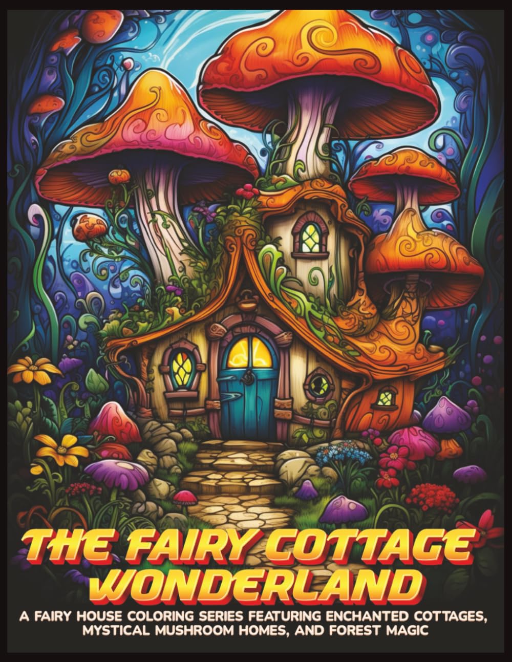 The Fairy Cottage Wonderland: A Fairy House Coloring Series Featuring Enchanted Cottages, Mystical Mushroom Homes, And Forest Magic