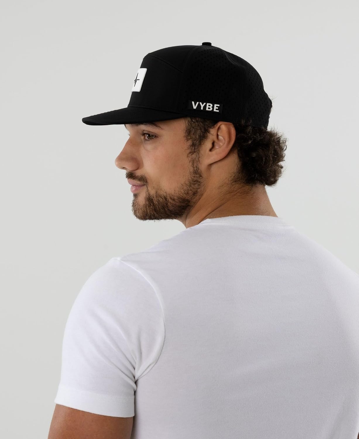 VYBE Performance Snapback Hat - Water-Repellent, Breathable Athletic Baseball Cap for Golf, Gym, Sports, Water