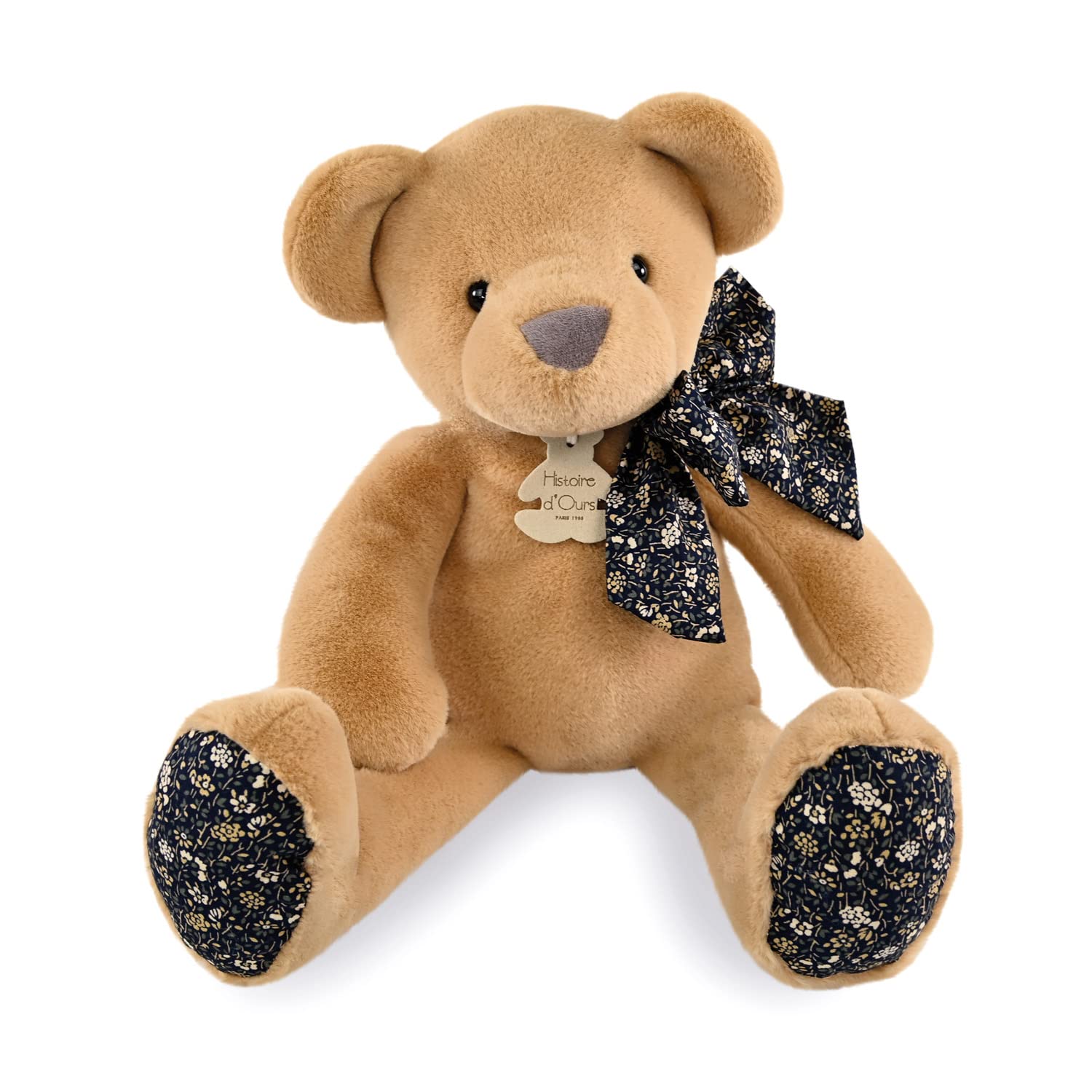 Storia d'Orso – Grande peluche orso – marrone chiaro – 40 cm – Collezione di fidanzati abbracci – Doudou ultra morbido – compagno ideale per neonato, idea regalo per bambine e ragazzi – HO3195