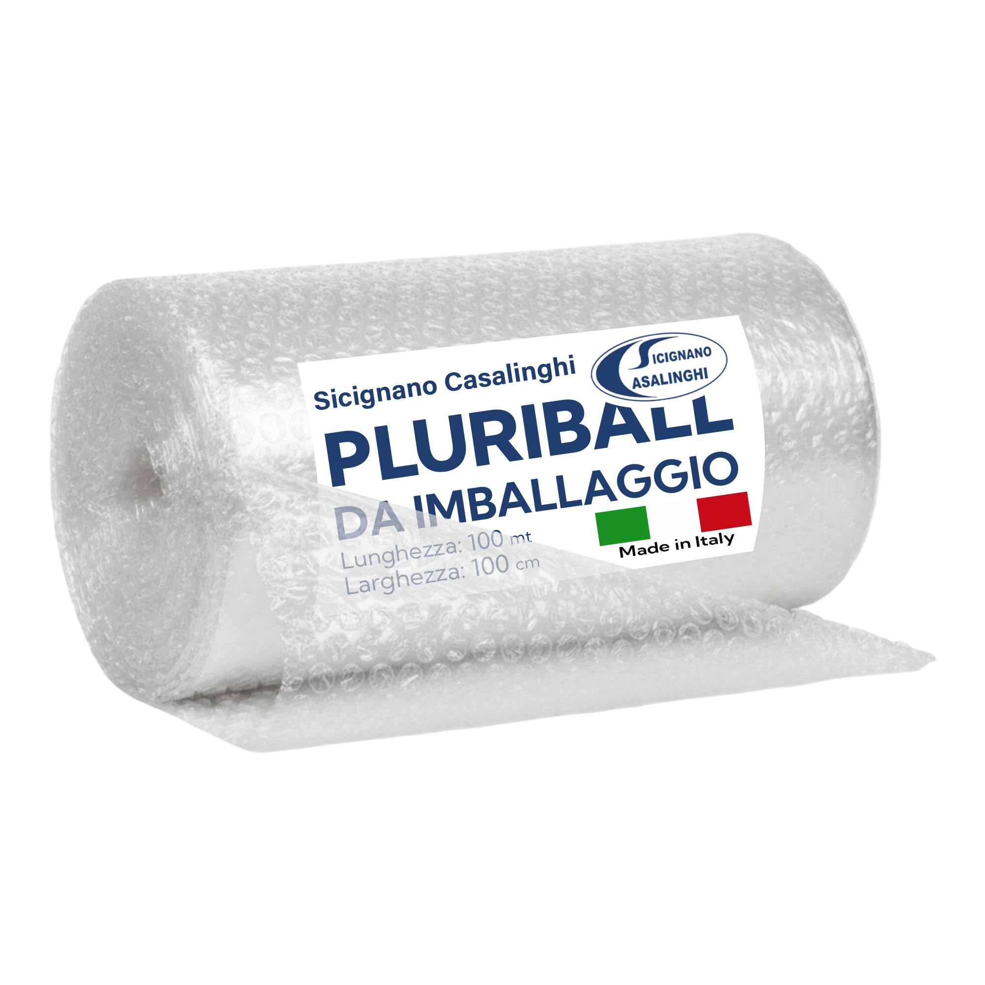Pluriball Airfilm per Imballaggi Bobina a Bolle Aria Protettiva per Spezioni, Traslochi e Imballo Oggetti Fragili (100 mt x 100 h cm, 1 Confezione)