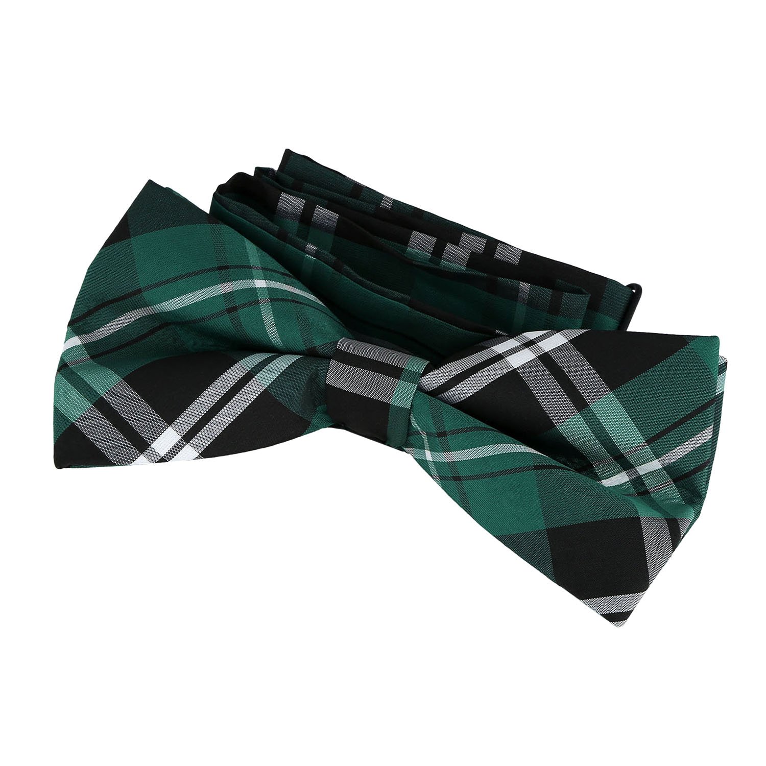 Dondon Men's Chequered 23 Plaid Bow Tie Pre-Tied Handmade And Adjustable Checkered Chequered