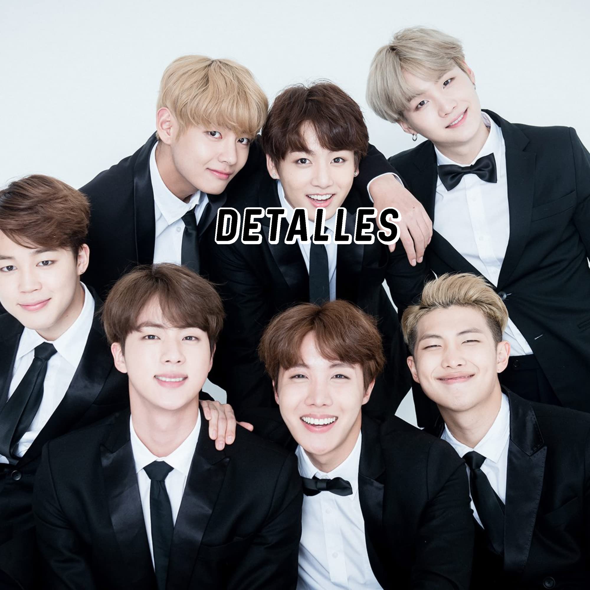 Amazon.com: Set 5 Canvas Print BTS Black Suit Art for Living